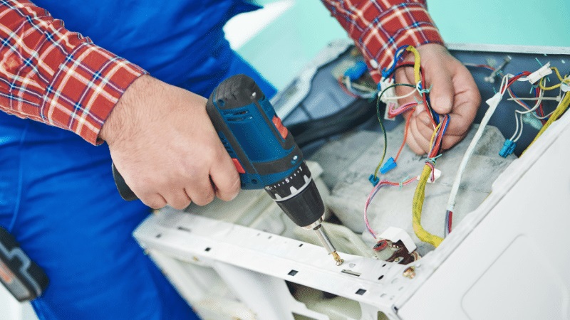 Kızılcahamam Seg Seg çamaşır makinesi kart tamiri – Su almama arızası orijinal parça ile giderildi. - Teknik servis örneği